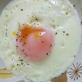 レンジで簡単目玉焼き